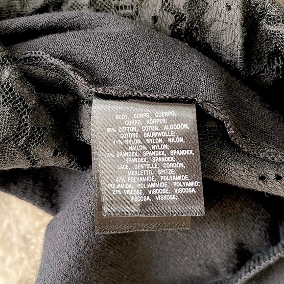 NWT Anthropologie Knitted and Knotted Black Lace Cardigan Size M - Picture 9 of 9